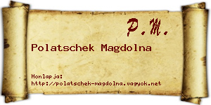 Polatschek Magdolna névjegykártya